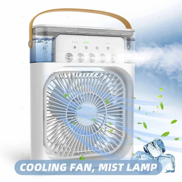 10 Inche Portable Air Conditioner Fan: Usb Electric Fan With Led Night Light! ⭐