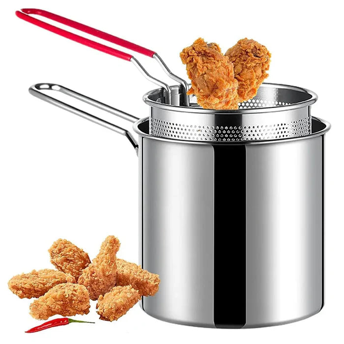 Steel Deep Fryer Pot 🍤