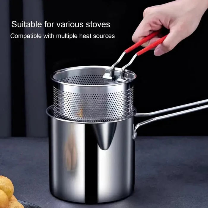 Steel Deep Fryer Pot 🍤