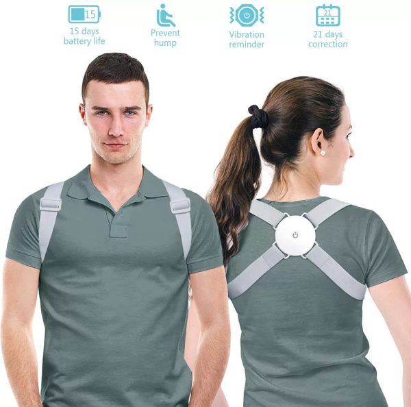 Adjustable Spine Back Support Posture Sensor Belt Chargeable best Selling🏃♀️