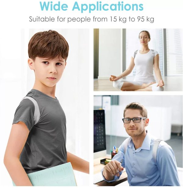 Adjustable Spine Back Support Posture Sensor Belt Chargeable best Selling🏃♀️