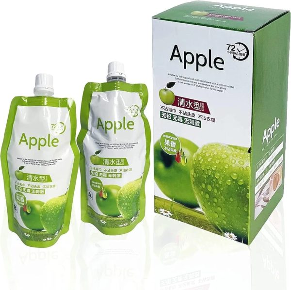 Apple Ammonia-free 2 In1 Black Hair Cream,100% Organic Black Hair Dye🍏