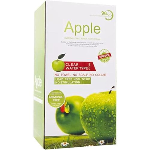 Apple Ammonia-free 2 In1 Black Hair Cream,100% Organic Black Hair Dye🍏