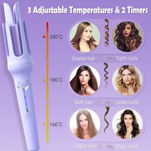 Hair Curler, 32mm Automatic Curling Iron, 💁‍♀️