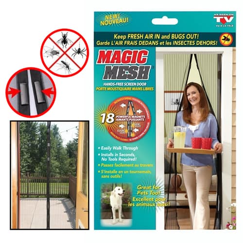 Magic Mesh Deluxe- Hands Free Magnetic Screen Door🚪🌬️
