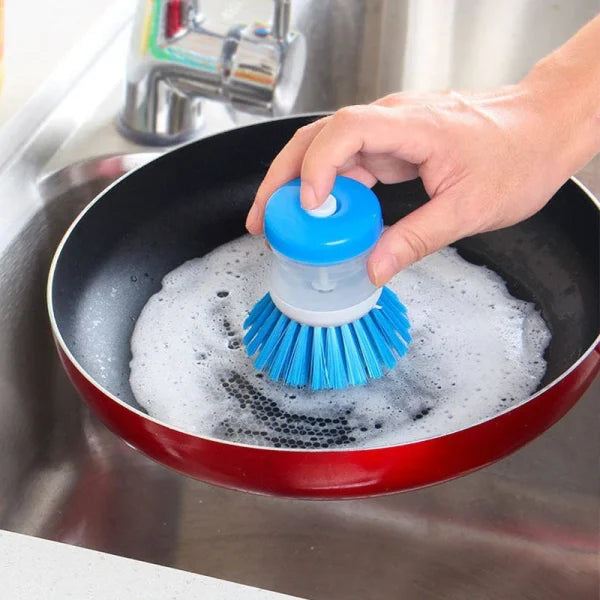 Mini Kitchen Liquid Dish Cleaning Brush🧼