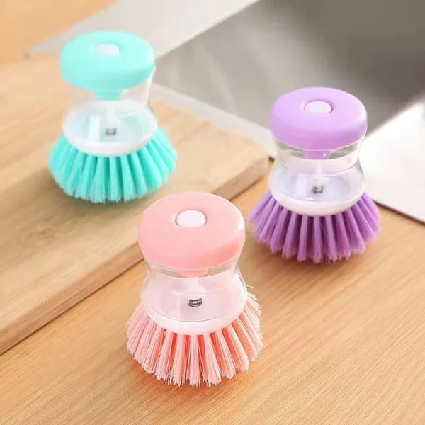 Mini Kitchen Liquid Dish Cleaning Brush🧼