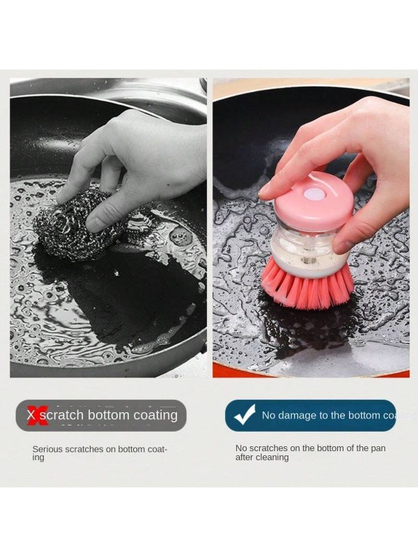 Mini Kitchen Liquid Dish Cleaning Brush🧼