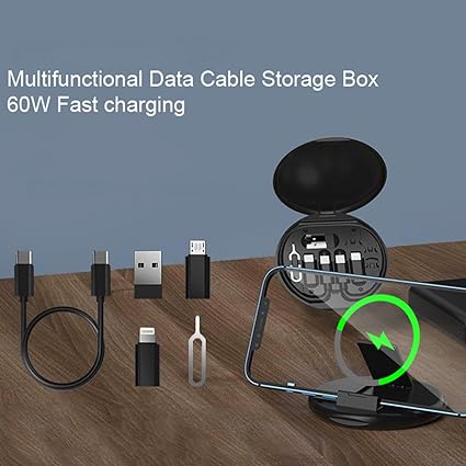 Multifunctional Cable Storage Box✨