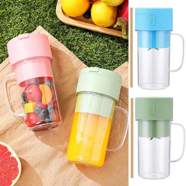 Portable Mini Juicer Blender With Straw Cup🍓🥑