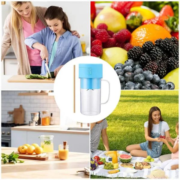 Portable Mini Juicer Blender With Straw Cup🍓🥑