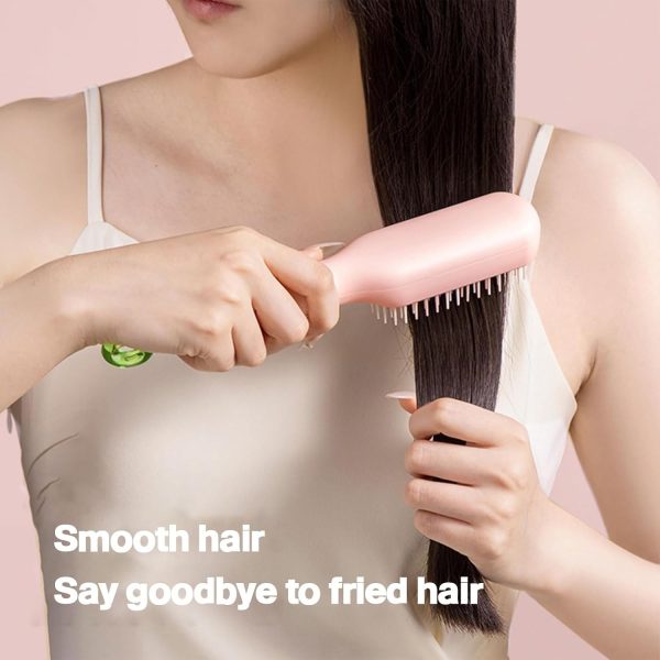 Self Cleaning Hair Brush, One-click Cleaning Telescopic Hair Comb😩