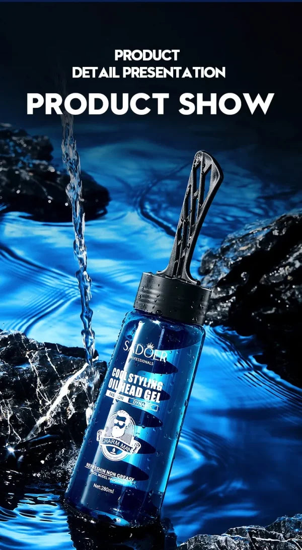 Veze Styling Head Oil Gel Keeps Your Style In Place All Day💇‍♂️