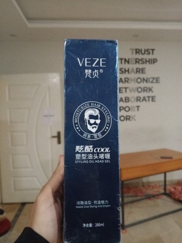 Veze Styling Head Oil Gel Keeps Your Style In Place All Day💇‍♂️